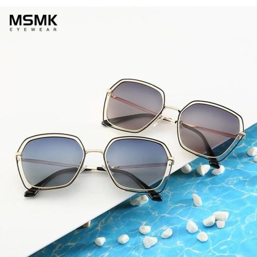> msmk 19年新款 女士时尚 镂空 偏光 太阳镜 y9160商品评价 > 眼镜很